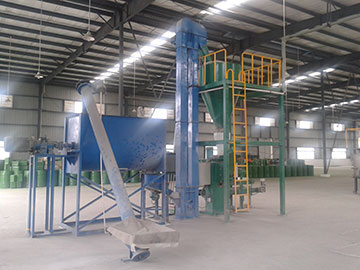 30吨防水堵漏剂成套生产设备反面