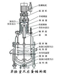 实验室反应釜结构图